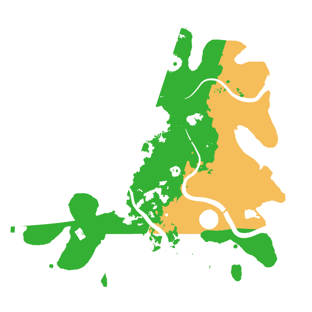 Biome Rust Map: Procedural Map, Size: 3000, Seed: 2022101613