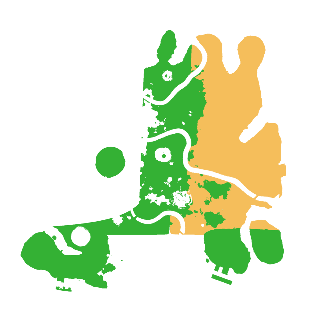 Biome Rust Map: Procedural Map, Size: 3000, Seed: 1755852680