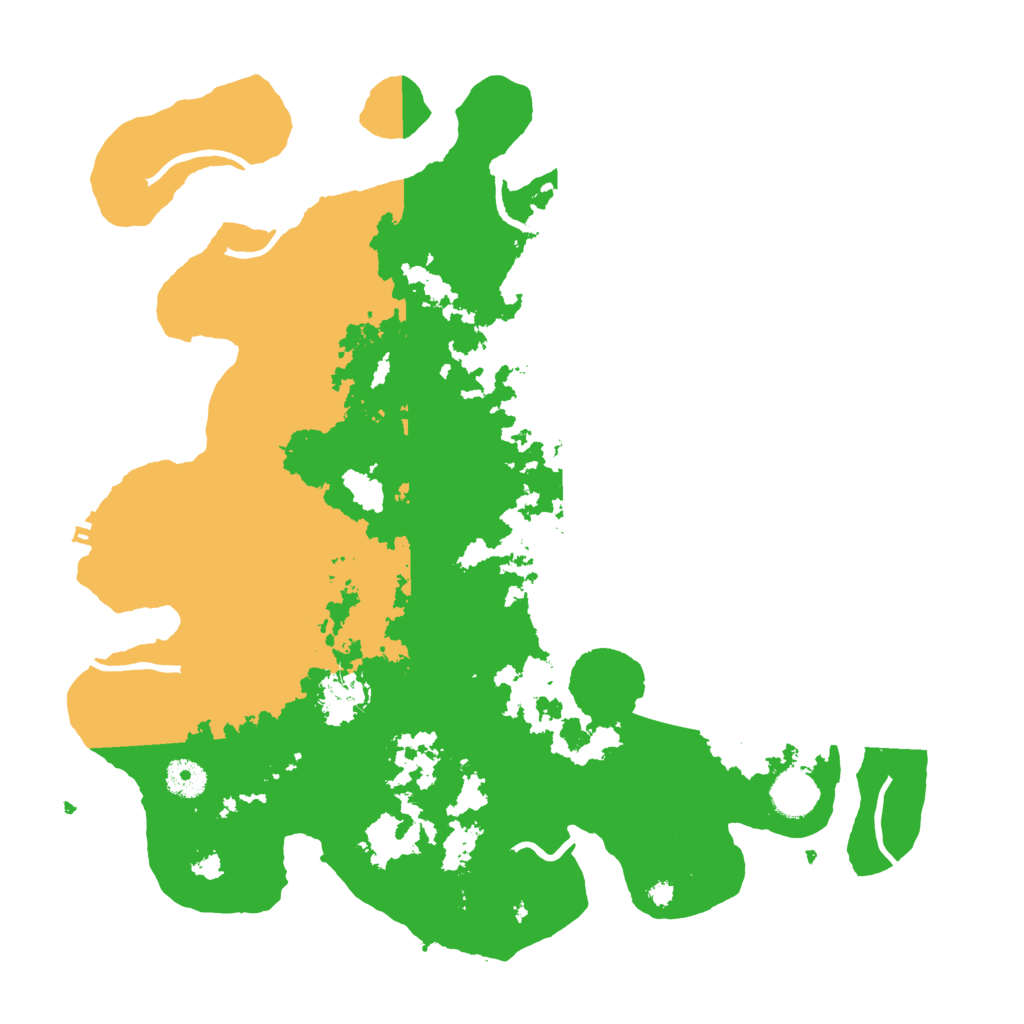 Biome Rust Map: Procedural Map, Size: 3900, Seed: 59391