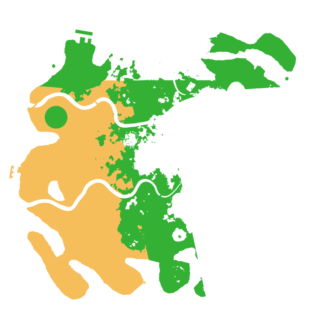 Biome Rust Map: Procedural Map, Size: 3750, Seed: 1999508041