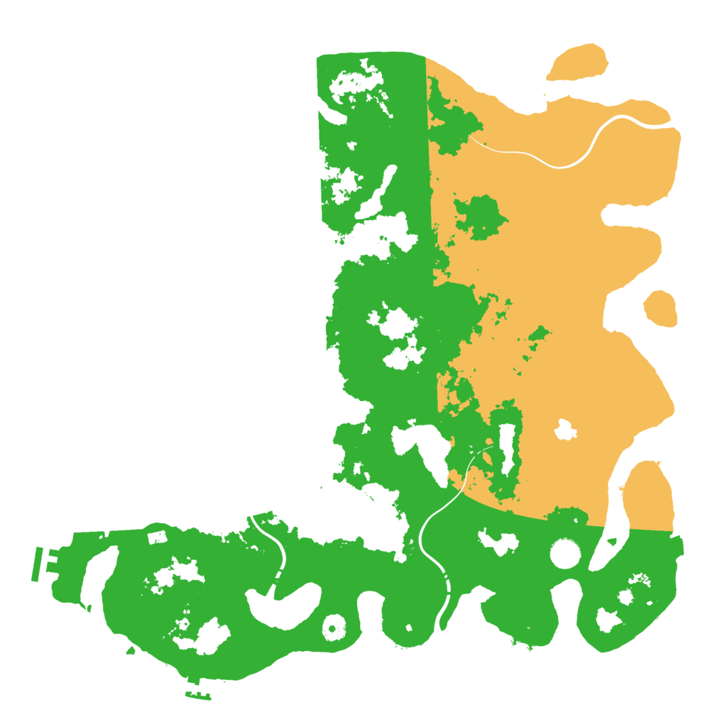 Biome Rust Map: Procedural Map, Size: 4250, Seed: 1397452756