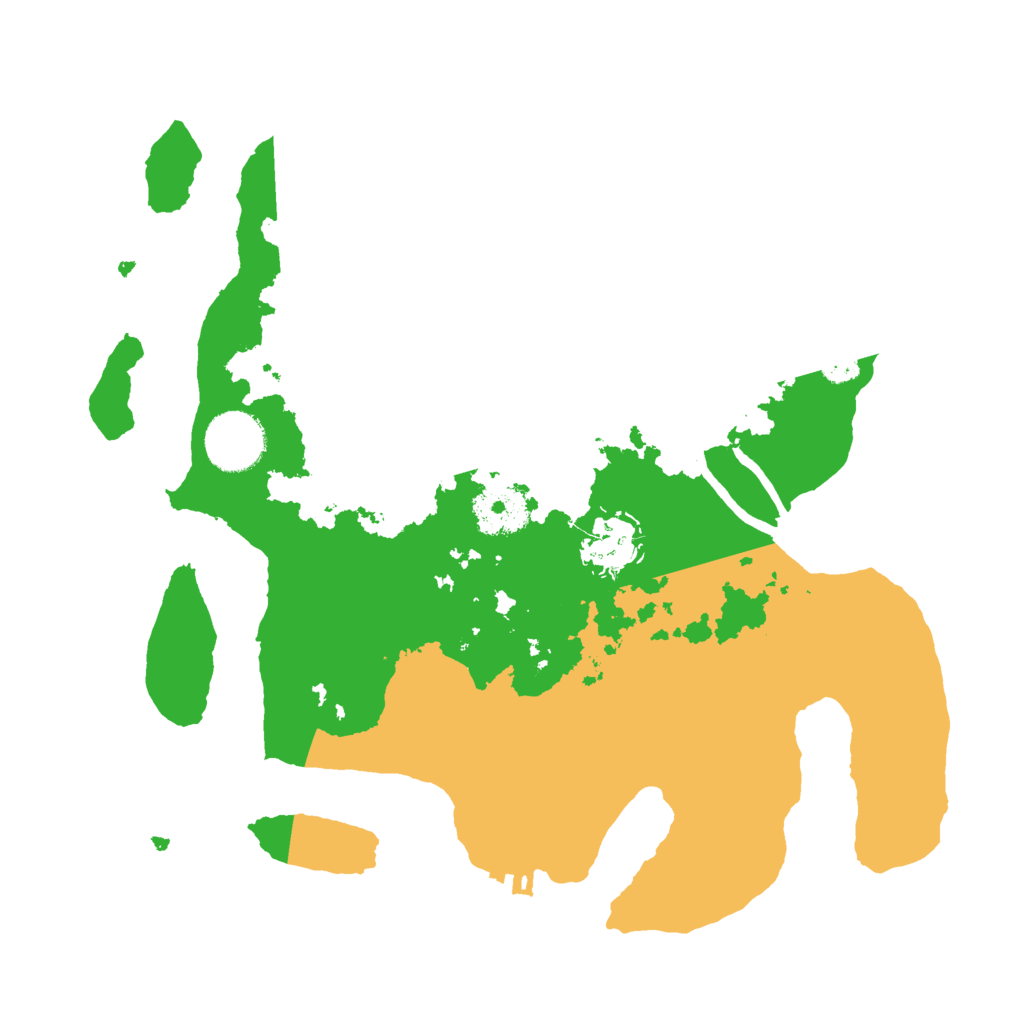 Biome Rust Map: Procedural Map, Size: 3000, Seed: 52722
