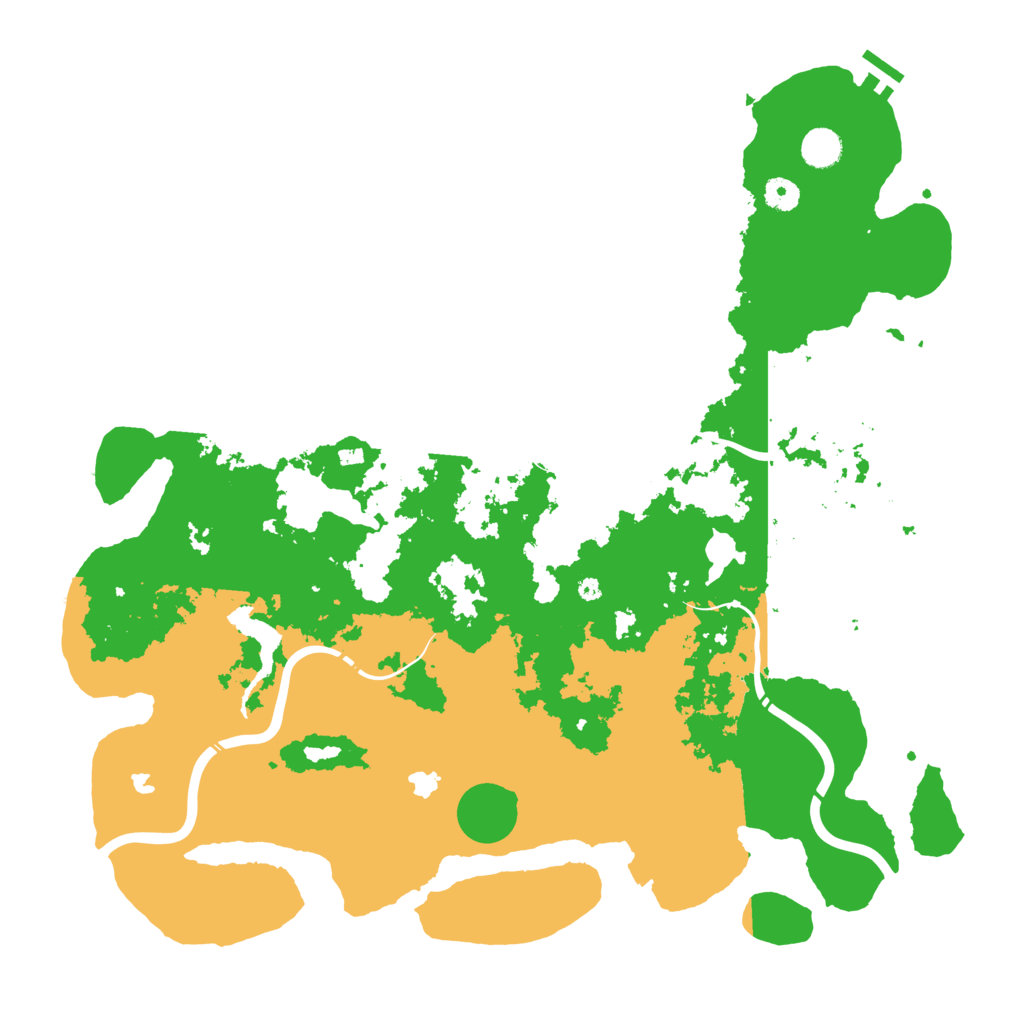 Biome Rust Map: Procedural Map, Size: 4500, Seed: 2581000