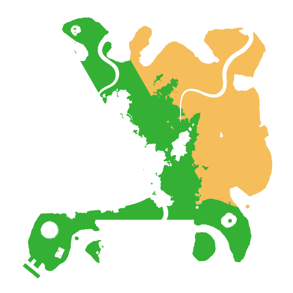 Biome Rust Map: Procedural Map, Size: 3000, Seed: 2073588206