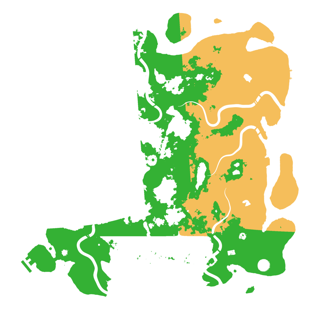 Biome Rust Map: Procedural Map, Size: 4500, Seed: 1403