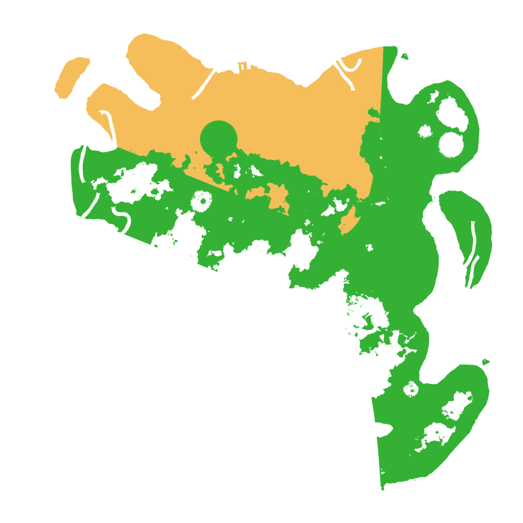 Biome Rust Map: Procedural Map, Size: 3705, Seed: 45678934