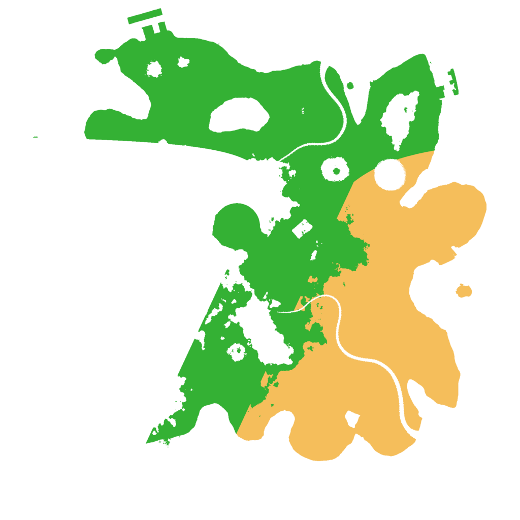 Biome Rust Map: Procedural Map, Size: 3000, Seed: 99987