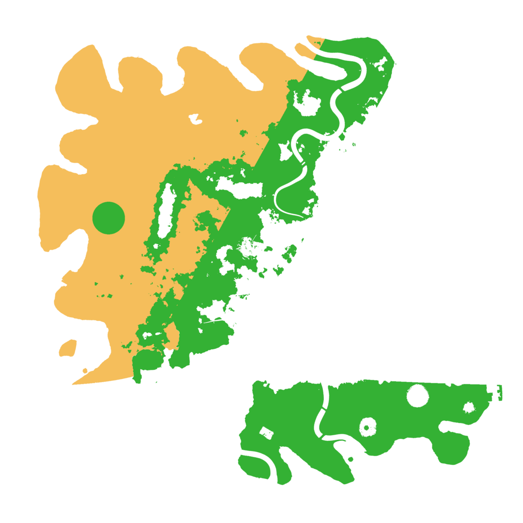 Biome Rust Map: Procedural Map, Size: 4250, Seed: 637730083