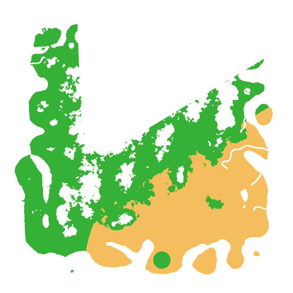 Biome Rust Map: Procedural Map, Size: 4500, Seed: 180639371