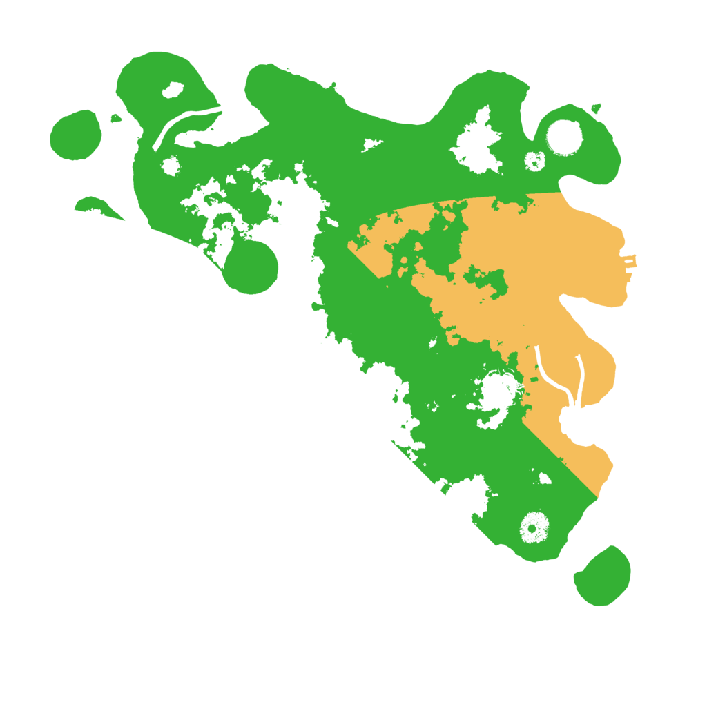 Biome Rust Map: Procedural Map, Size: 3500, Seed: 41254412