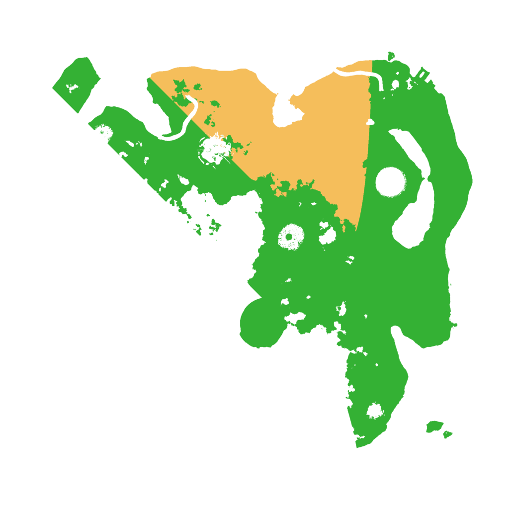 Biome Rust Map: Procedural Map, Size: 3000, Seed: 54234