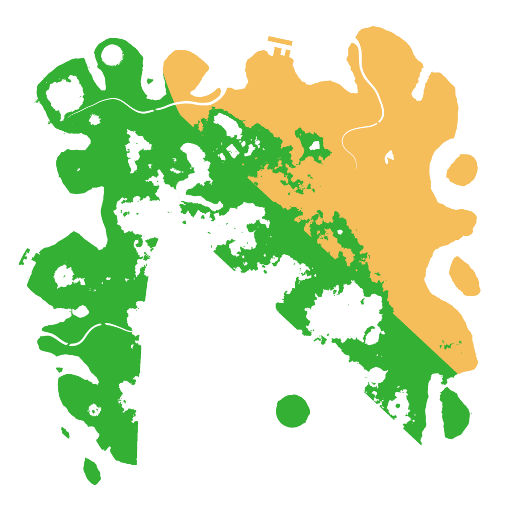 Biome Rust Map: Procedural Map, Size: 4250, Seed: 1372328124