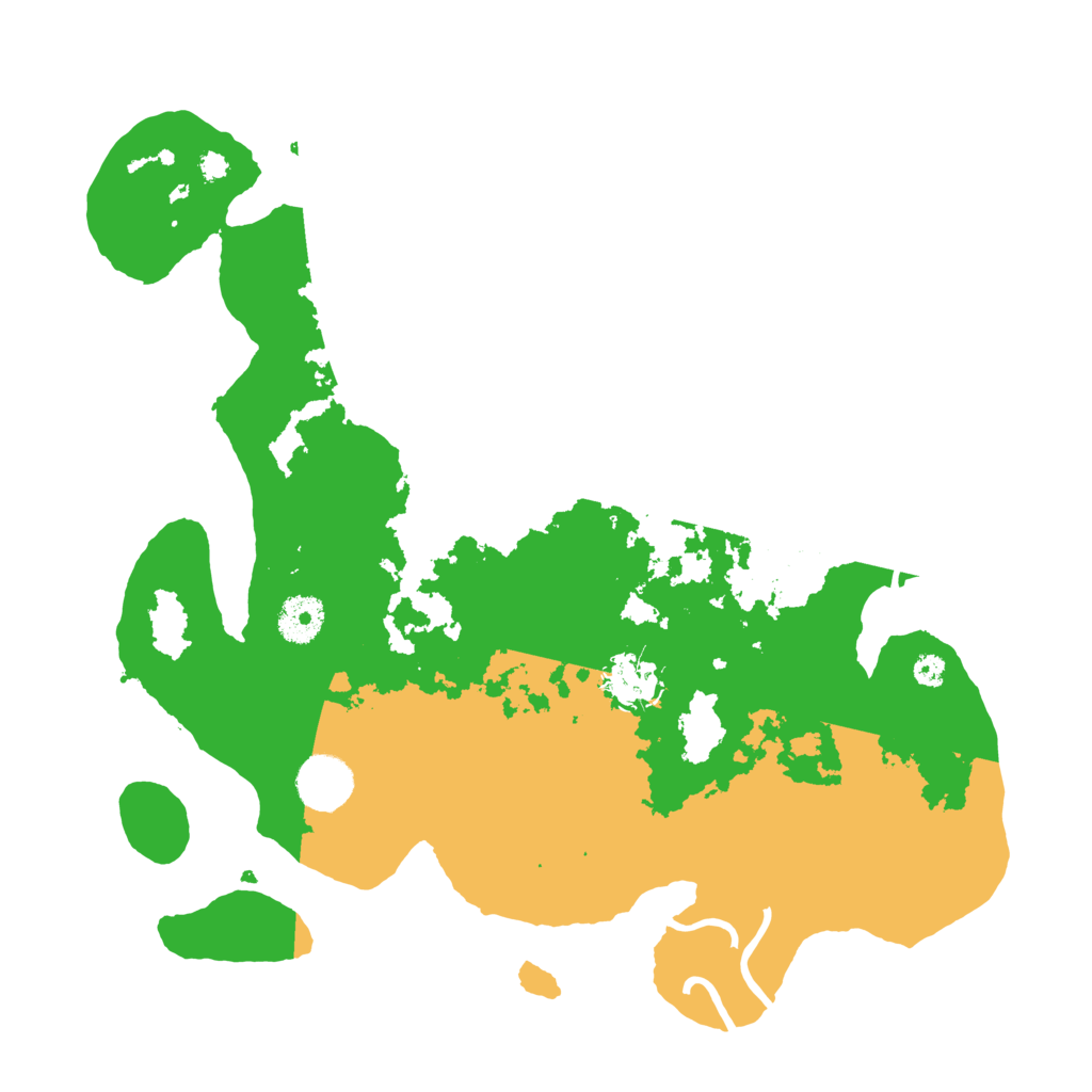 Biome Rust Map: Procedural Map, Size: 3500, Seed: 853560