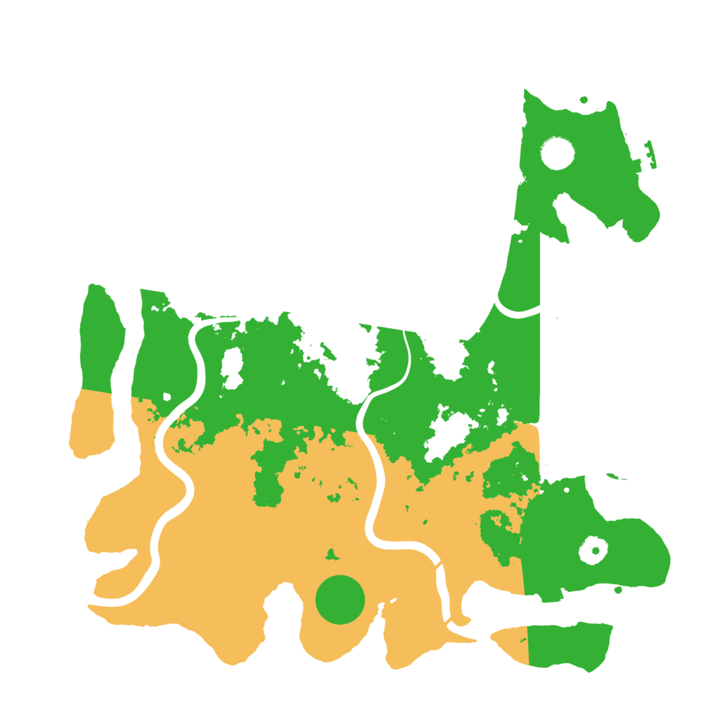 Biome Rust Map: Procedural Map, Size: 3850, Seed: 126225651