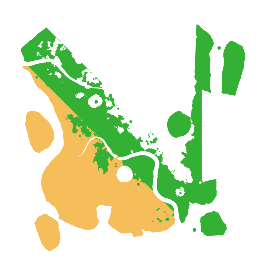 Biome Rust Map: Procedural Map, Size: 3000, Seed: 47982492