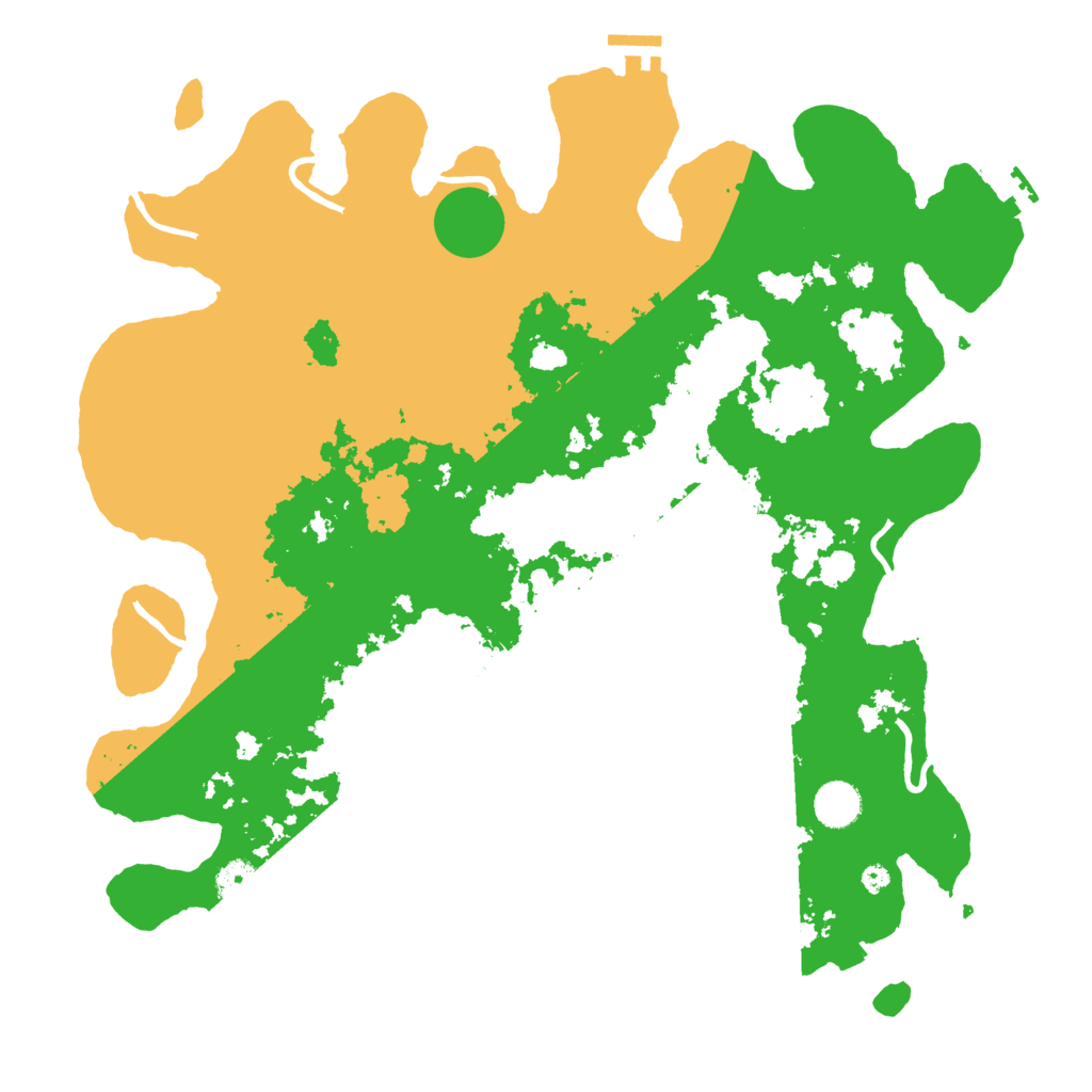 Biome Rust Map: Procedural Map, Size: 4096, Seed: 557678575