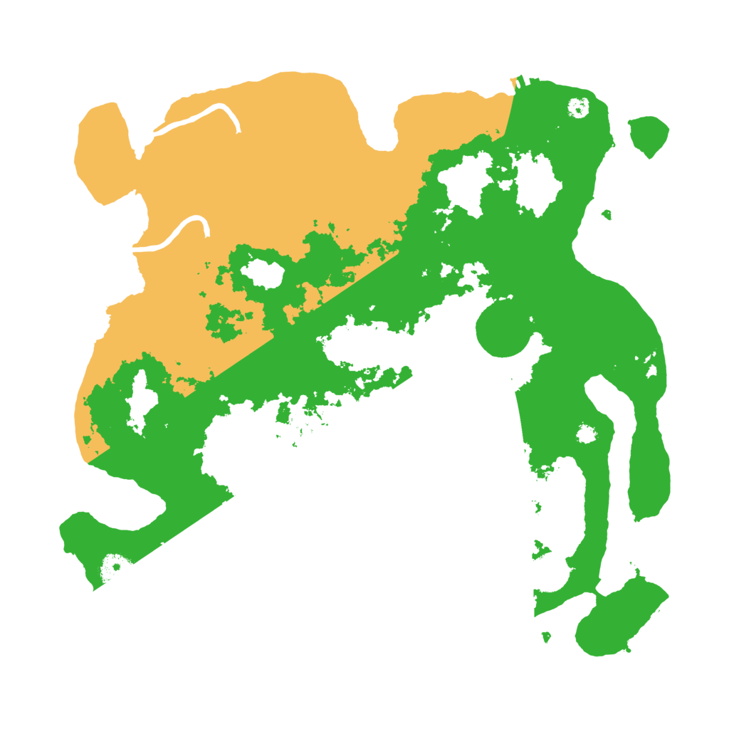 Biome Rust Map: Procedural Map, Size: 3500, Seed: 1107001683