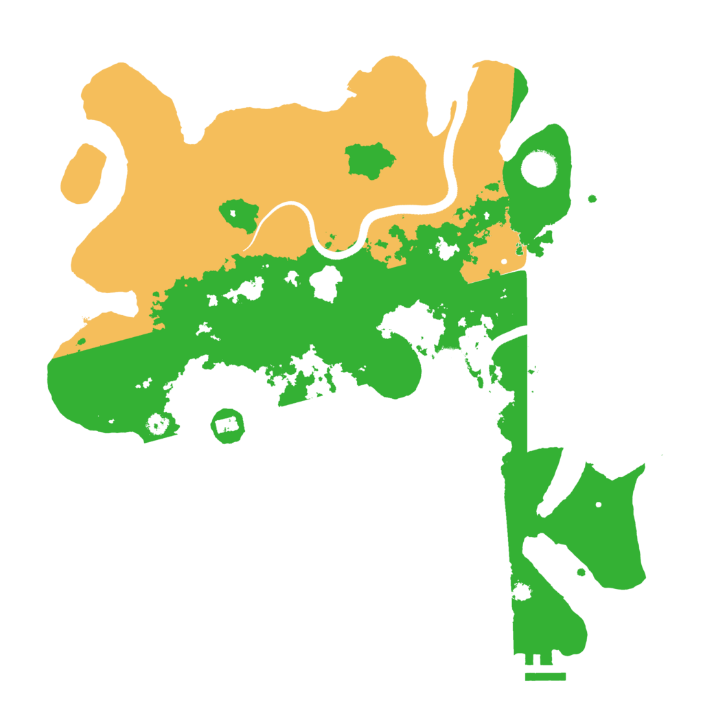 Biome Rust Map: Procedural Map, Size: 3500, Seed: 1958925979