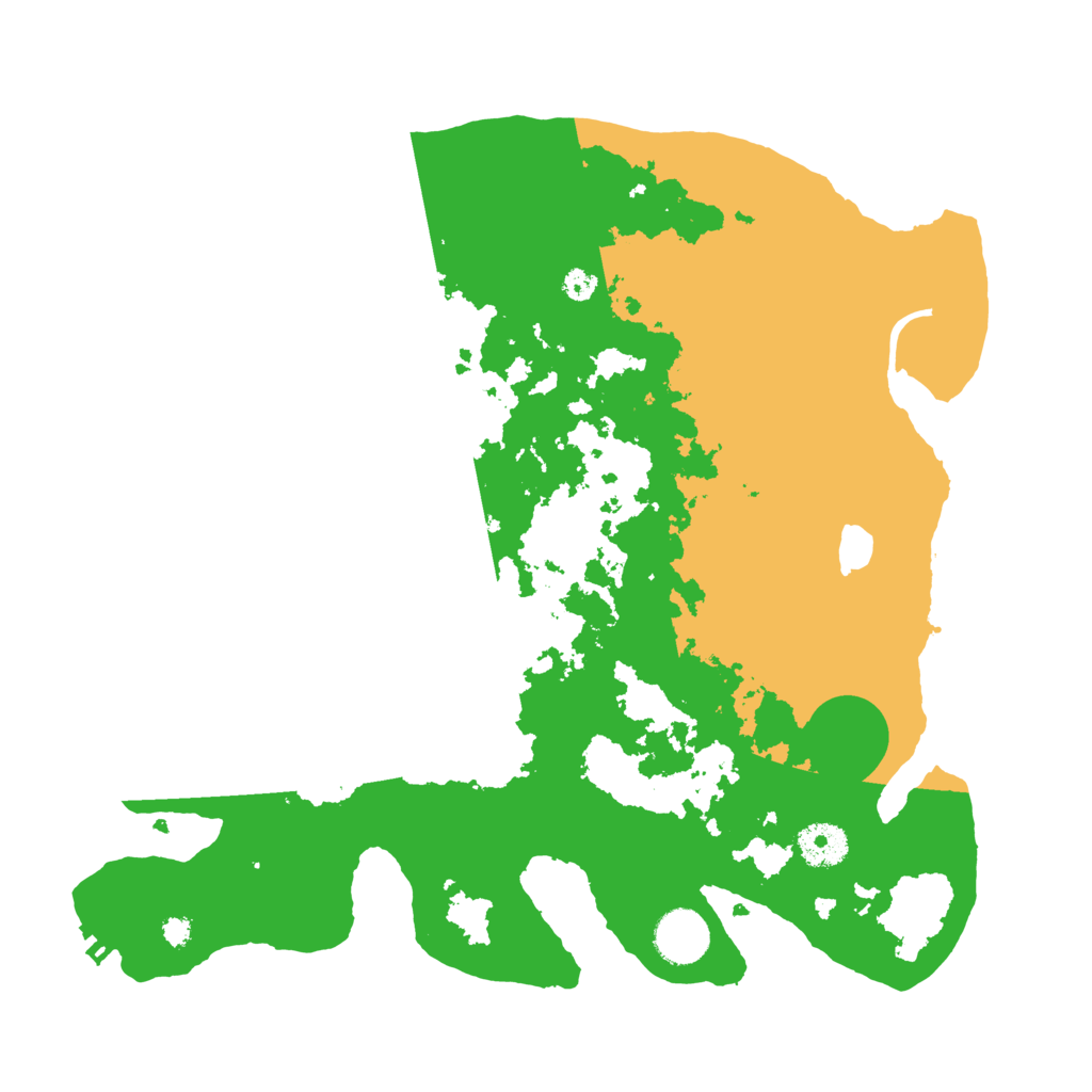Biome Rust Map: Procedural Map, Size: 3500, Seed: 49159273