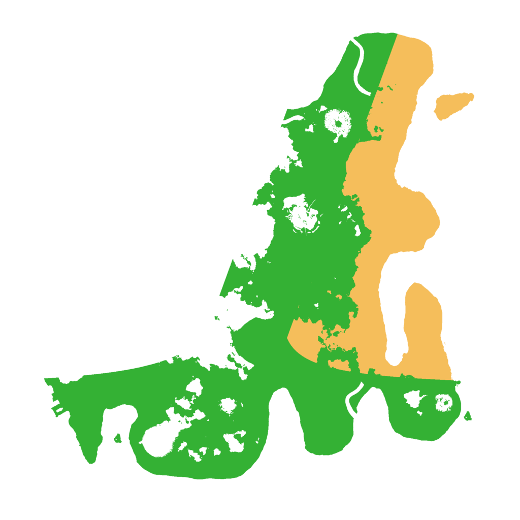 Biome Rust Map: Procedural Map, Size: 3000, Seed: 7680