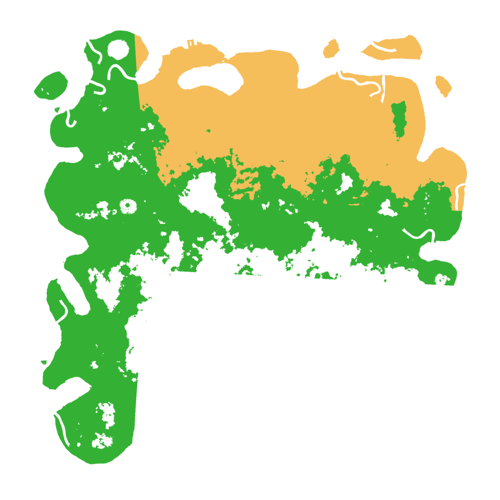 Biome Rust Map: Procedural Map, Size: 4600, Seed: 44444