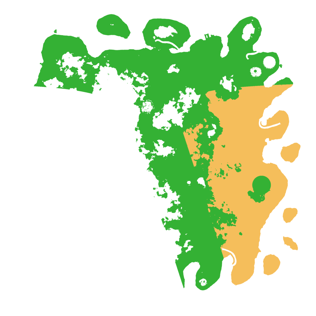 Biome Rust Map: Procedural Map, Size: 4500, Seed: 1237912326