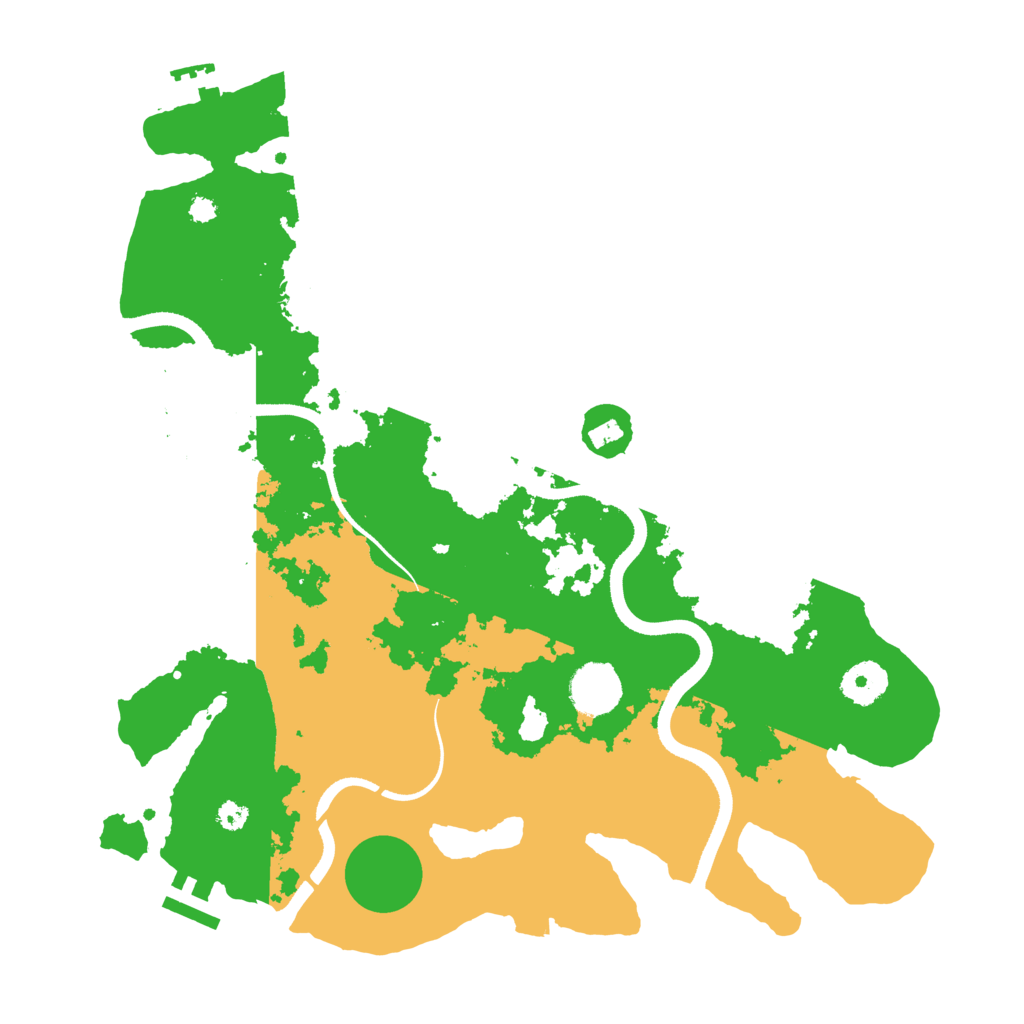 Biome Rust Map: Procedural Map, Size: 3500, Seed: 729908621