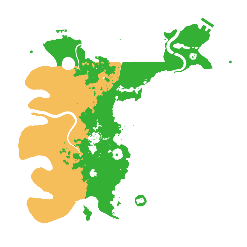 Biome Rust Map: Procedural Map, Size: 3500, Seed: 71947965