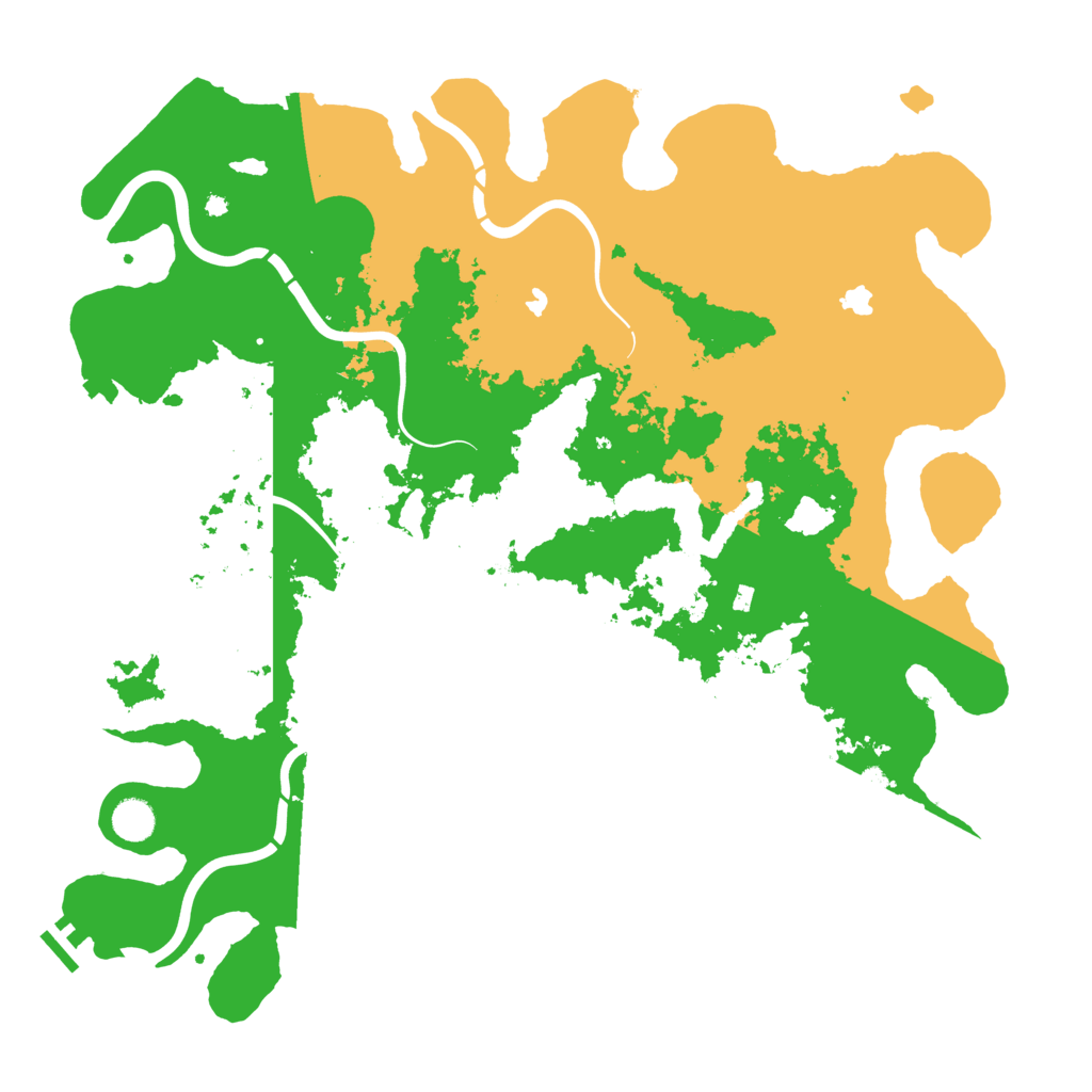 Biome Rust Map: Procedural Map, Size: 4500, Seed: 1097
