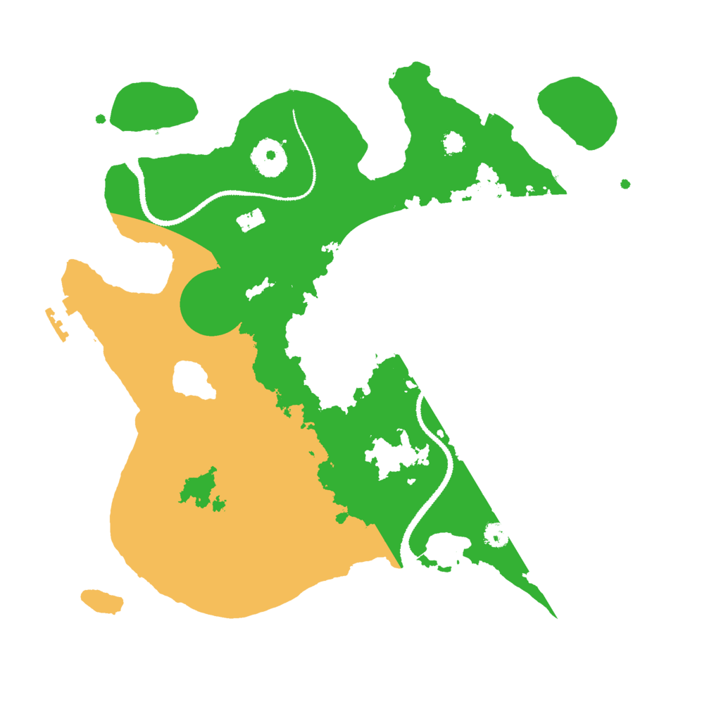 Biome Rust Map: Procedural Map, Size: 3000, Seed: 48932
