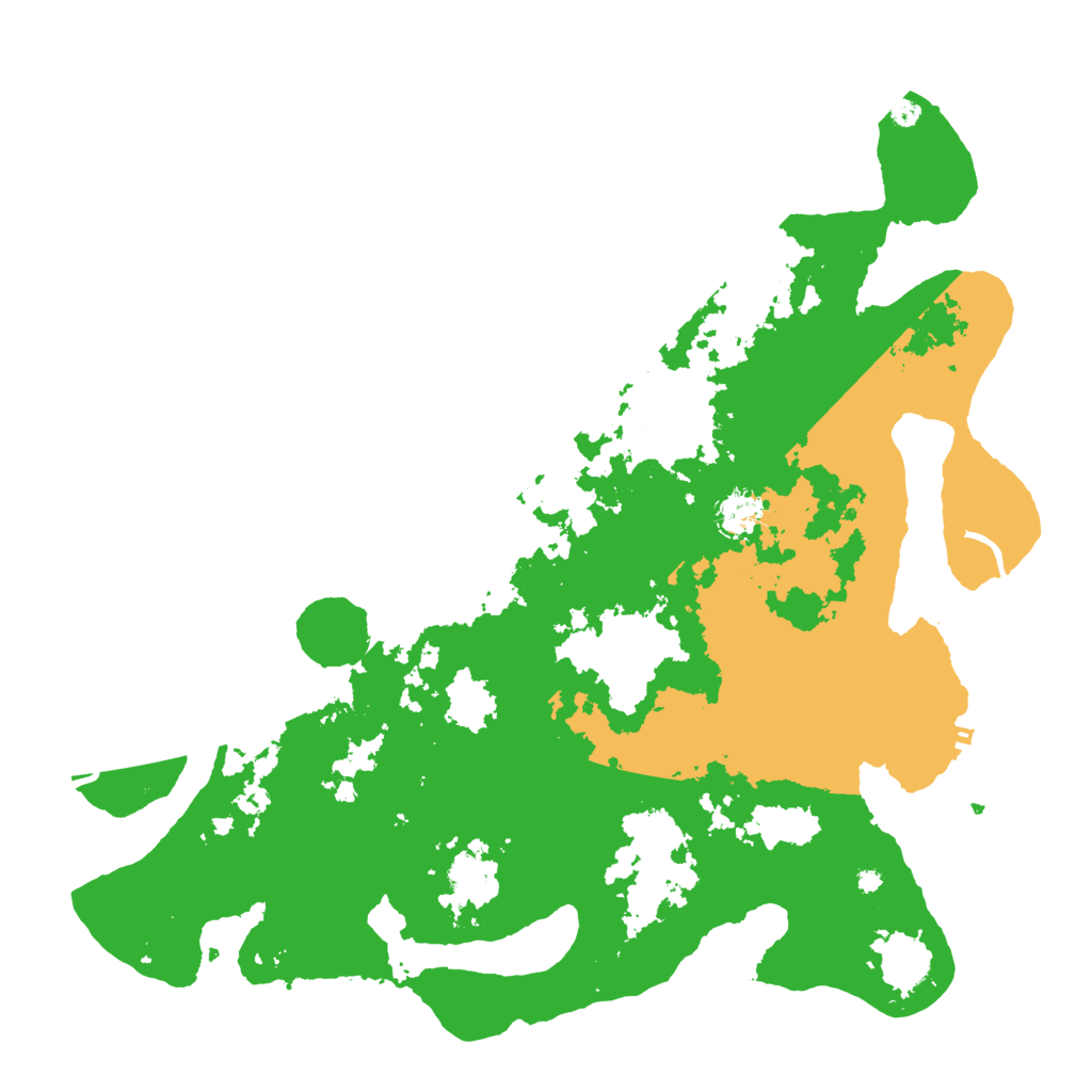 Biome Rust Map: Procedural Map, Size: 4200, Seed: 1233