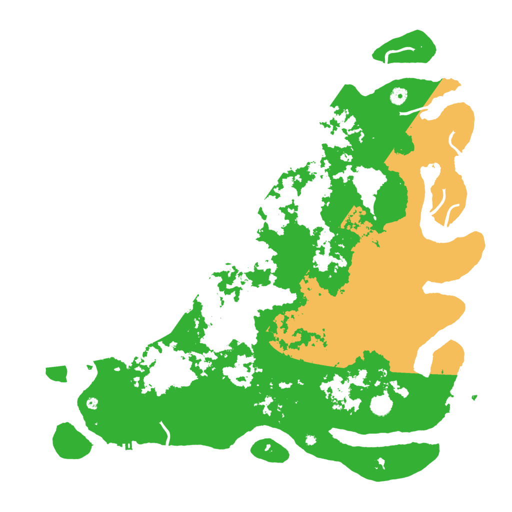 Biome Rust Map: Procedural Map, Size: 4500, Seed: 14242