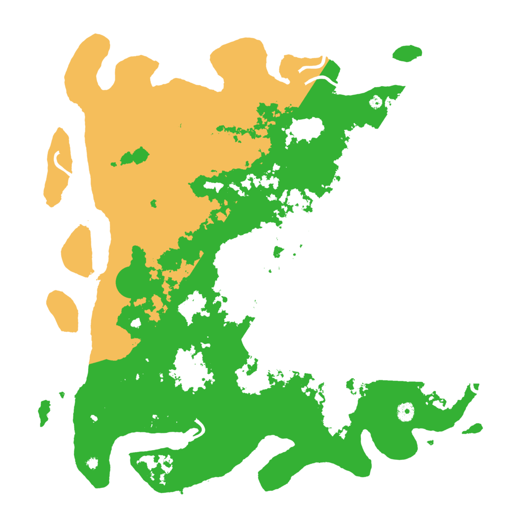 Biome Rust Map: Procedural Map, Size: 4300, Seed: 1254