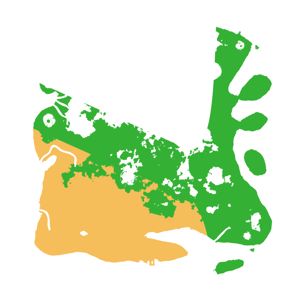Biome Rust Map: Procedural Map, Size: 3500, Seed: 736669281