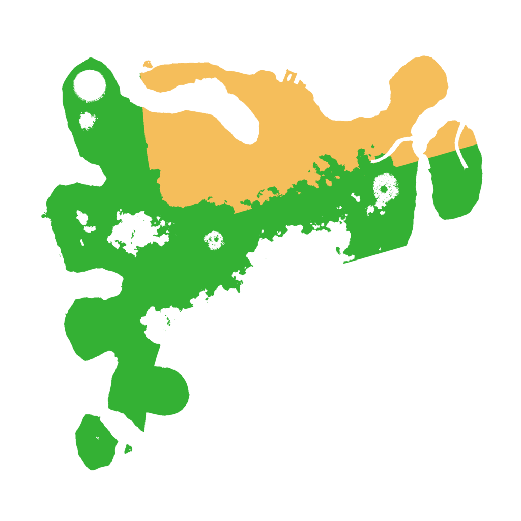 Biome Rust Map: Procedural Map, Size: 2900, Seed: 39768