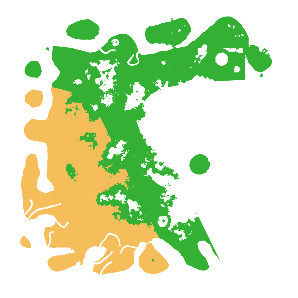 Biome Rust Map: Procedural Map, Size: 4100, Seed: 1235