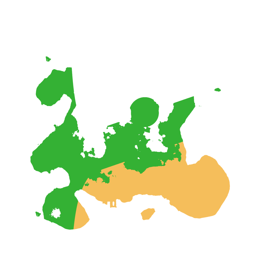 Biome Rust Map: Procedural Map, Size: 2500, Seed: 5999