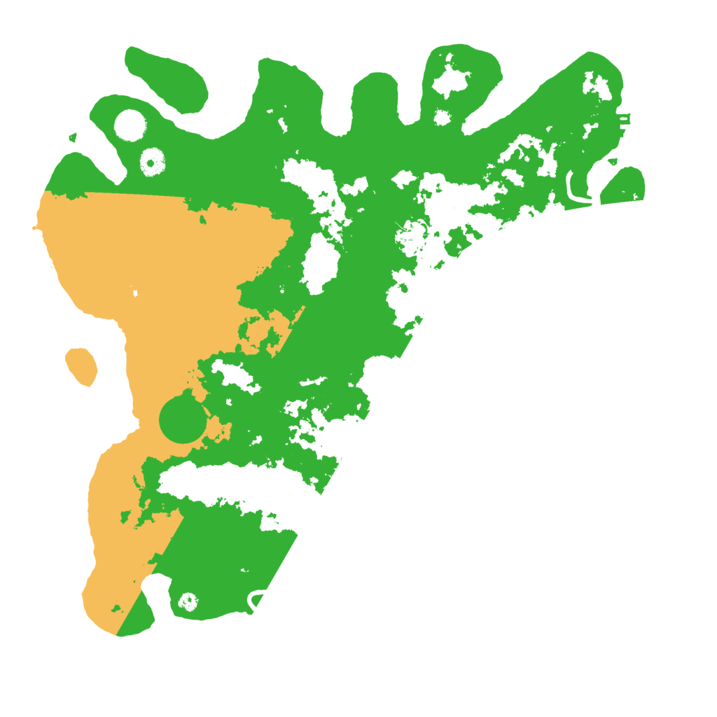 Biome Rust Map: Procedural Map, Size: 4000, Seed: 161345544