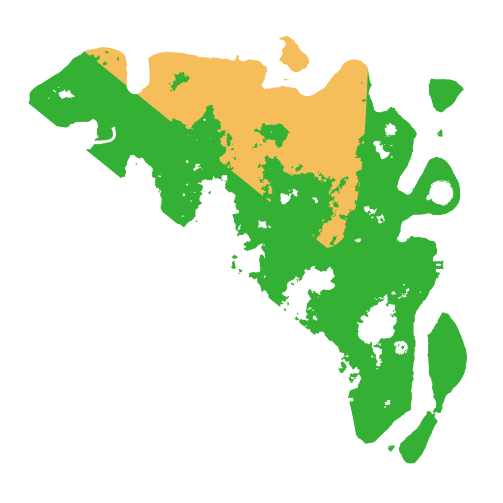 Biome Rust Map: Procedural Map, Size: 3800, Seed: 62278711
