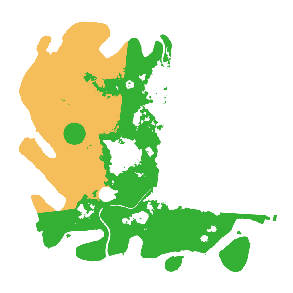 Biome Rust Map: Procedural Map, Size: 3500, Seed: 985135578