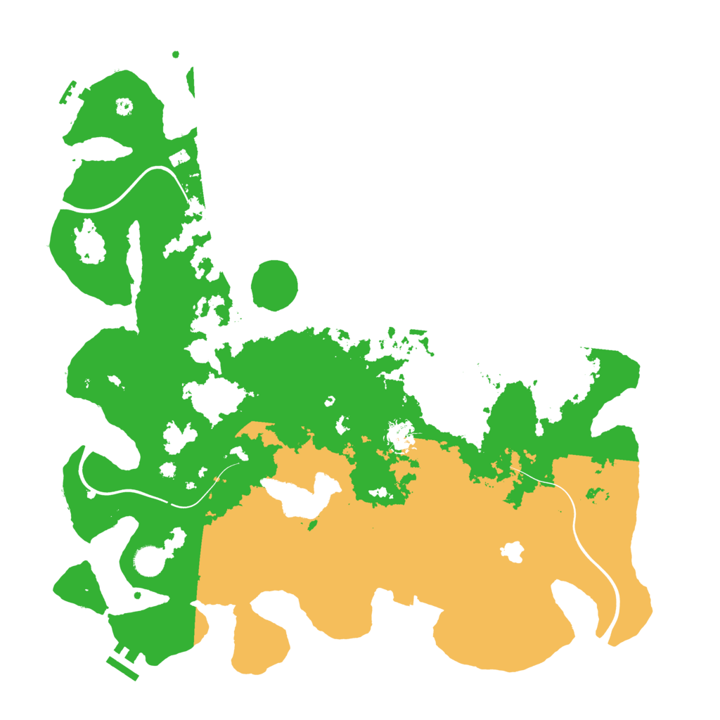 Biome Rust Map: Procedural Map, Size: 4096, Seed: 438921842