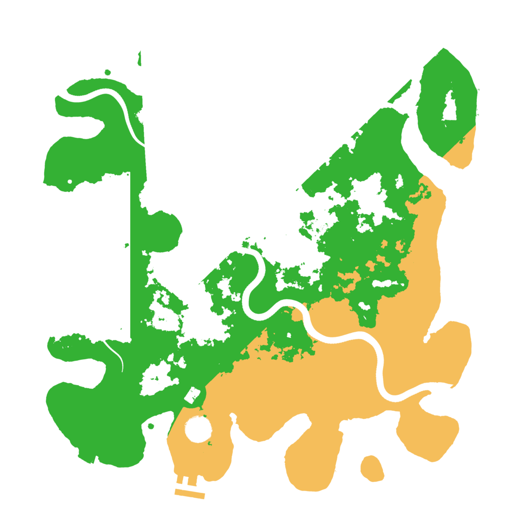 Biome Rust Map: Procedural Map, Size: 3500, Seed: 868886937