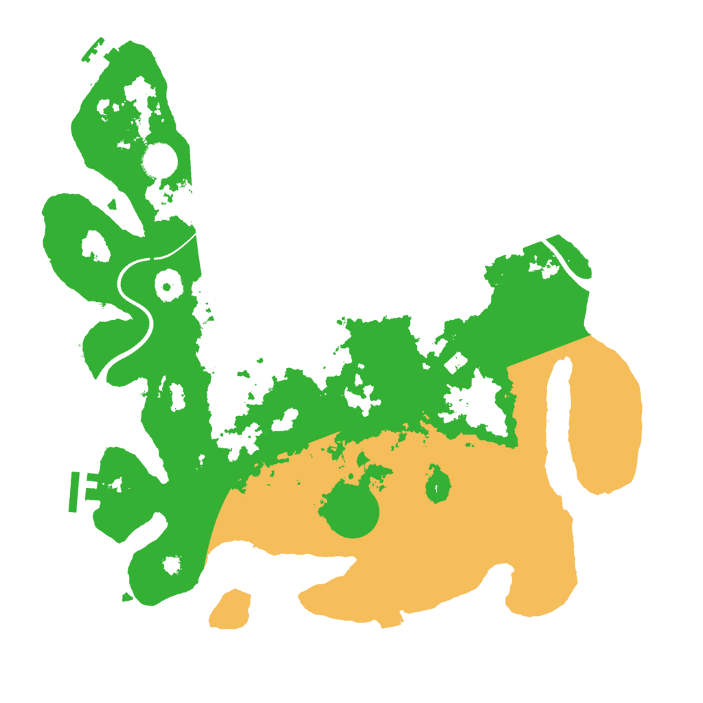 Biome Rust Map: Procedural Map, Size: 3500, Seed: 20221010