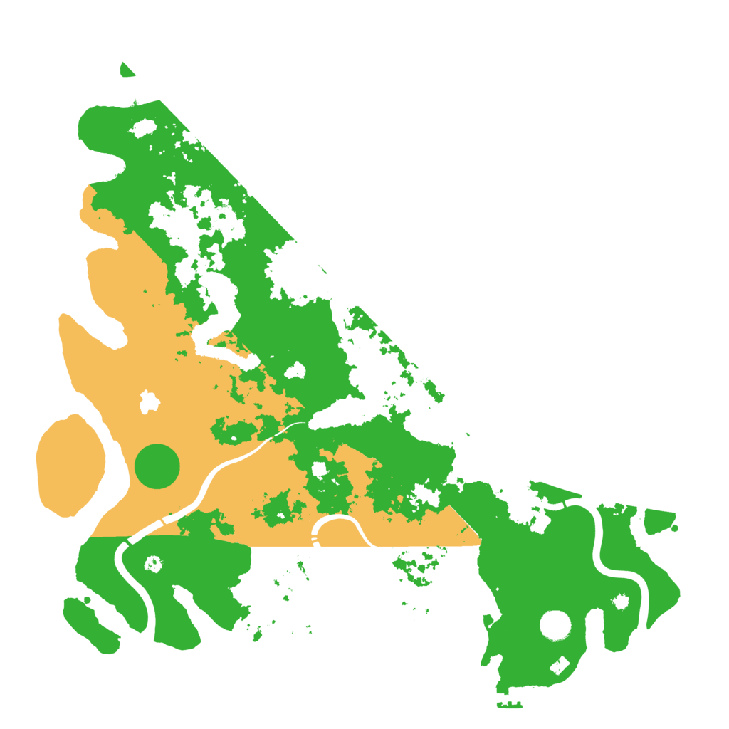 Biome Rust Map: Procedural Map, Size: 4250, Seed: 83048611