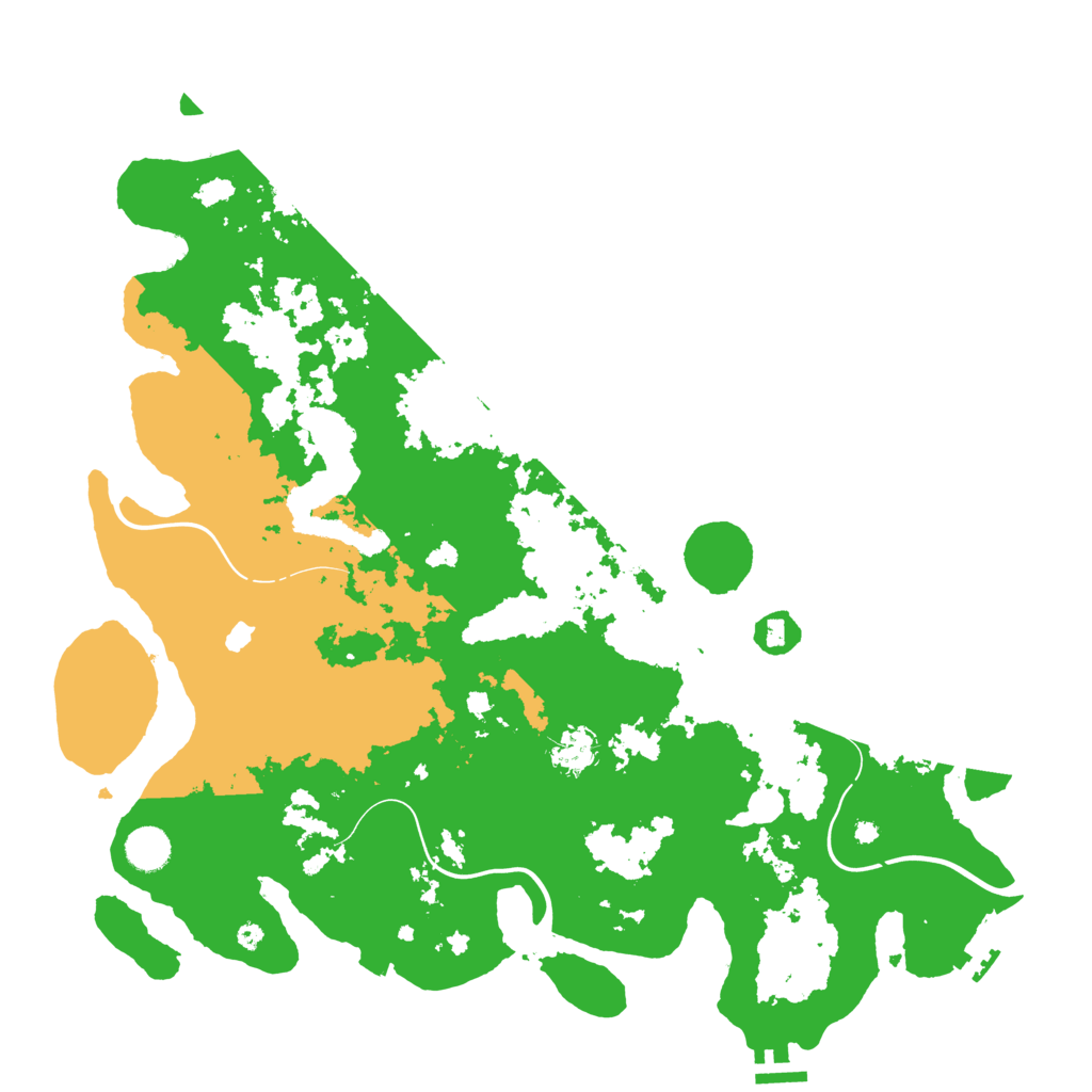 Biome Rust Map: Procedural Map, Size: 4250, Seed: 83048611