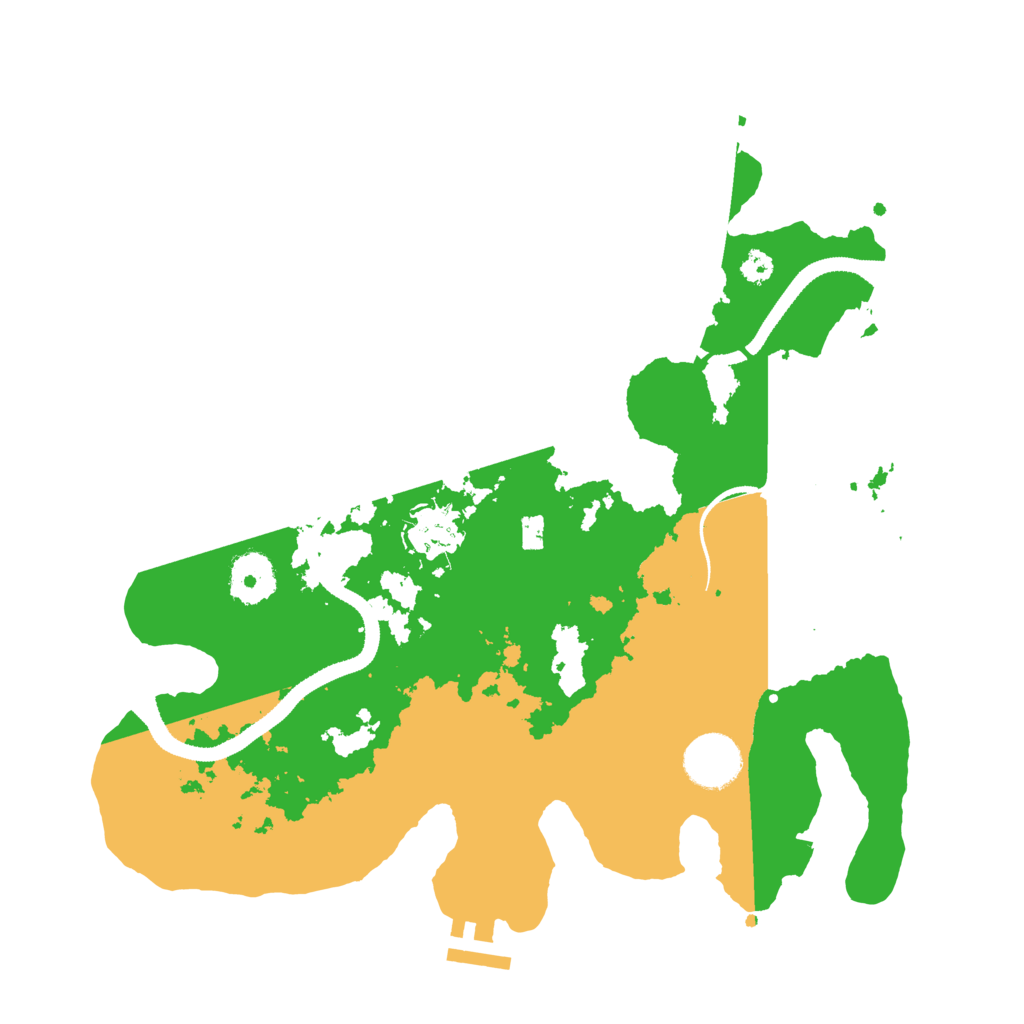 Biome Rust Map: Procedural Map, Size: 3250, Seed: 965174092