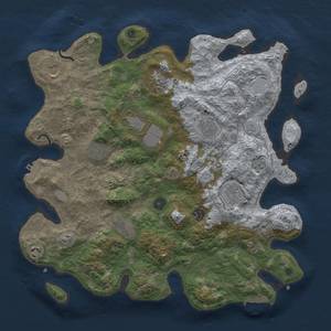 Thumbnail Rust Map: Procedural Map, Size: 4000, Seed: 2019190251, 19 Monuments