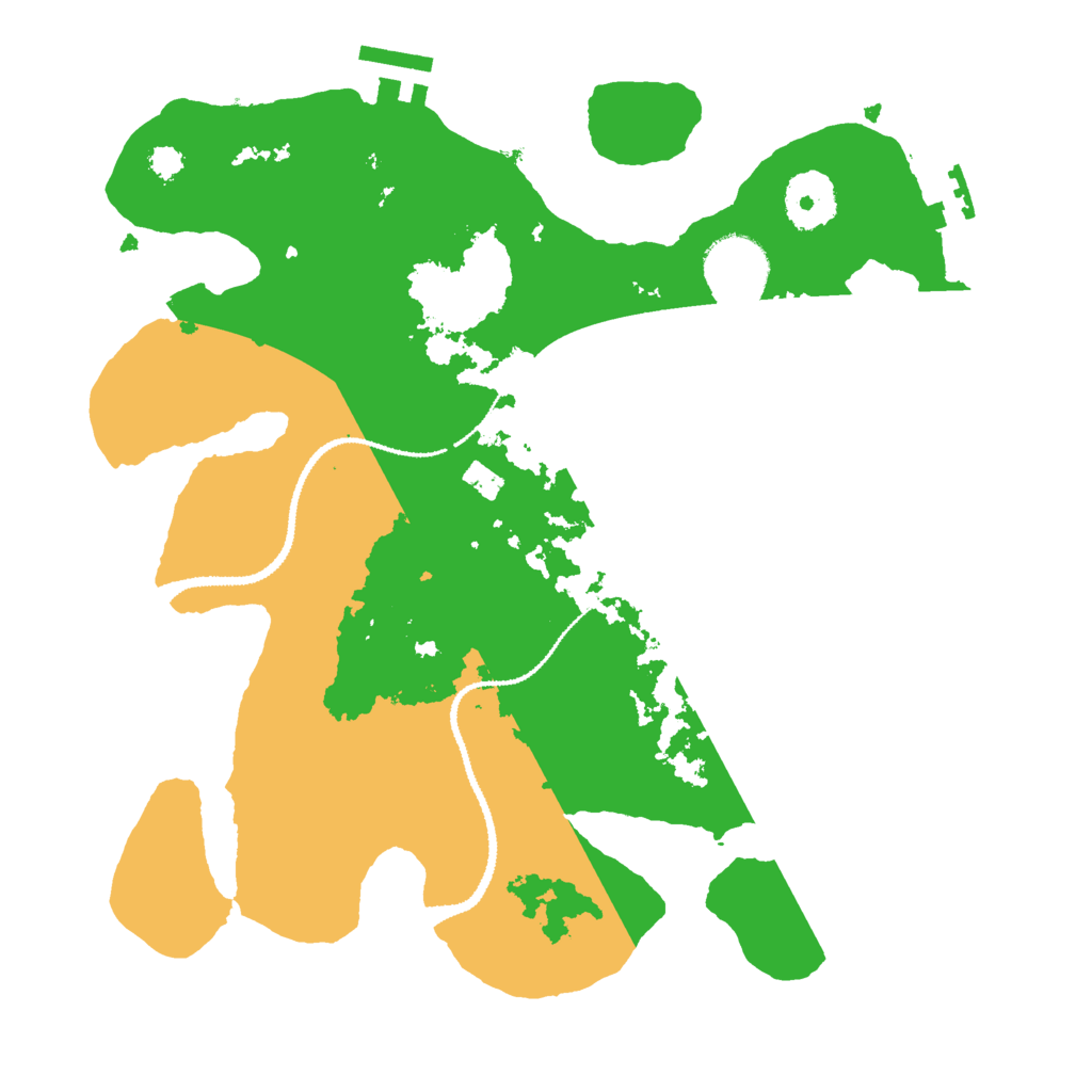 Biome Rust Map: Procedural Map, Size: 3000, Seed: 516515615