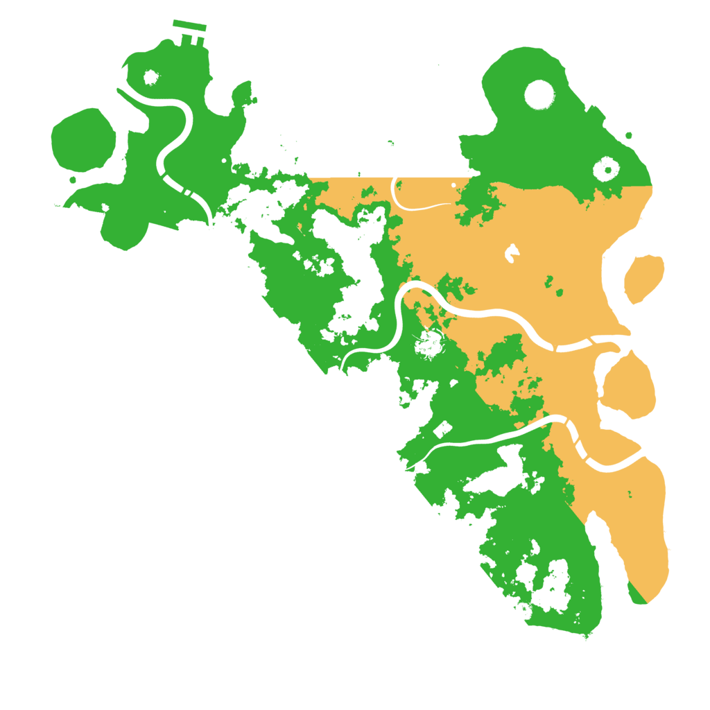 Biome Rust Map: Procedural Map, Size: 4300, Seed: 2200181