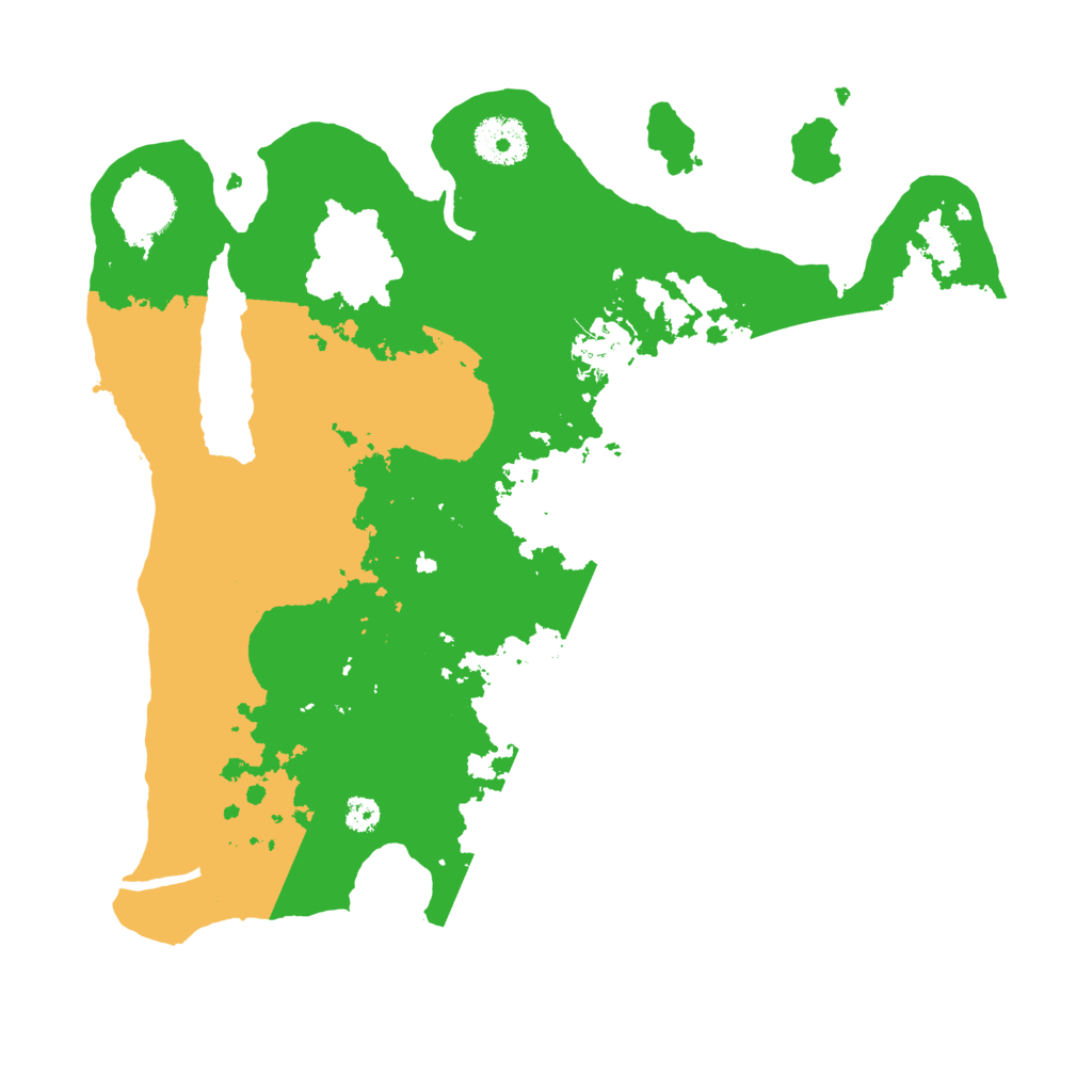 Biome Rust Map: Procedural Map, Size: 3200, Seed: 56565